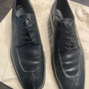 Cole Haan Black Leather Oxfords